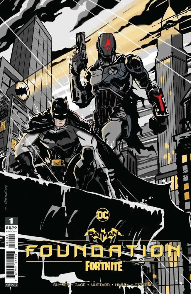 Batman Fortnite Foundation #1 (One Shot) Cover C 1 in 25 Donald Mustard Card Stock Variant