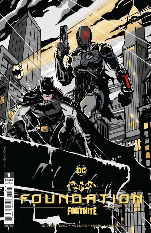 Batman Fortnite Foundation #1 (One Shot) Cover C 1 in 25 Donald Mustard Card Stock Variant