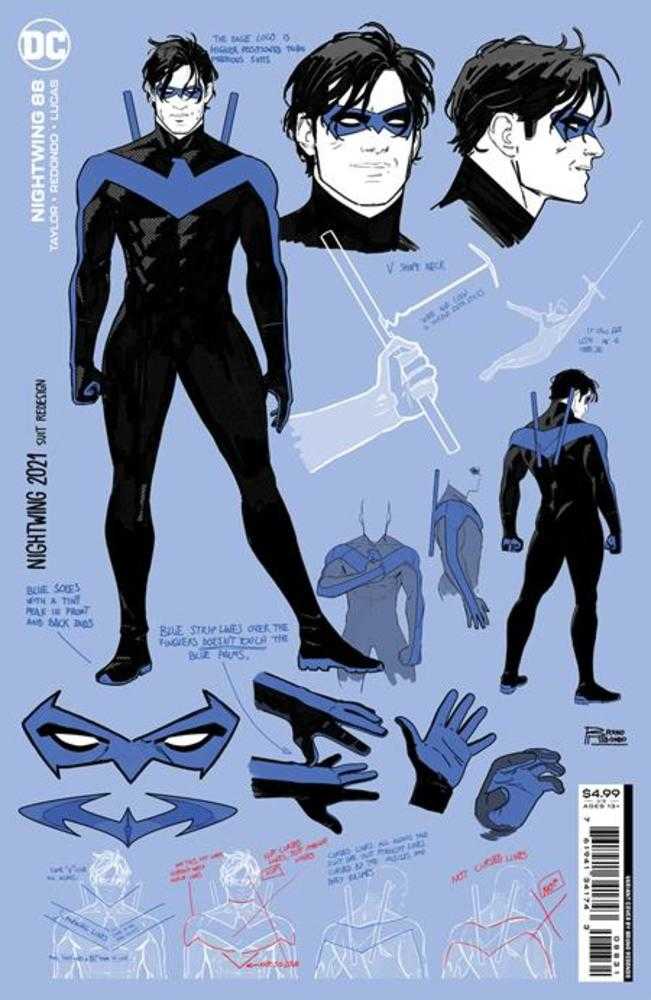 Nightwing #88 Cover C 1 in 25 Bruno Redondo Card Stock Variant