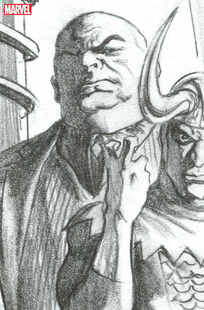 Moon Knight 22 Alex Ross Timeless Kingpin Full Art Sketch Variant