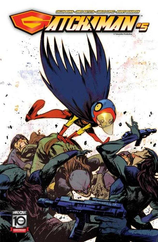 Gatchaman #5 Cover B Sanford Greene Connecting