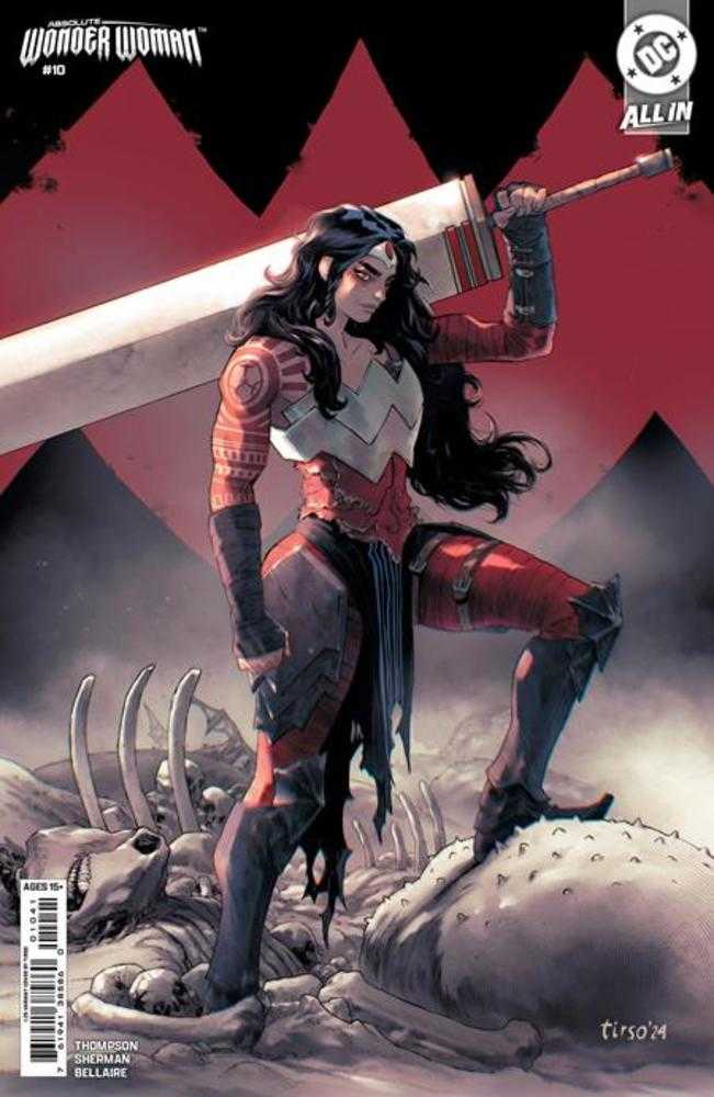 Absolute Wonder Woman #10 Cover D 1 in 25 Tirso Card Stock Variant