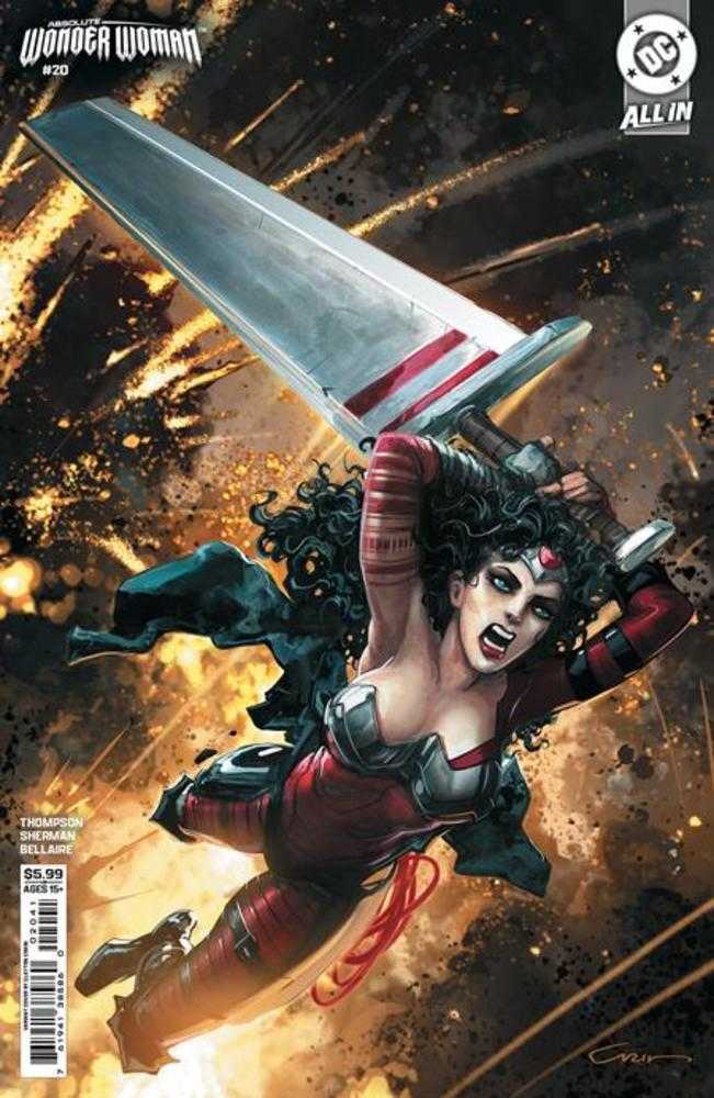 Absolute Wonder Woman #20 Cover D Clayton Crain Card Stock Variant