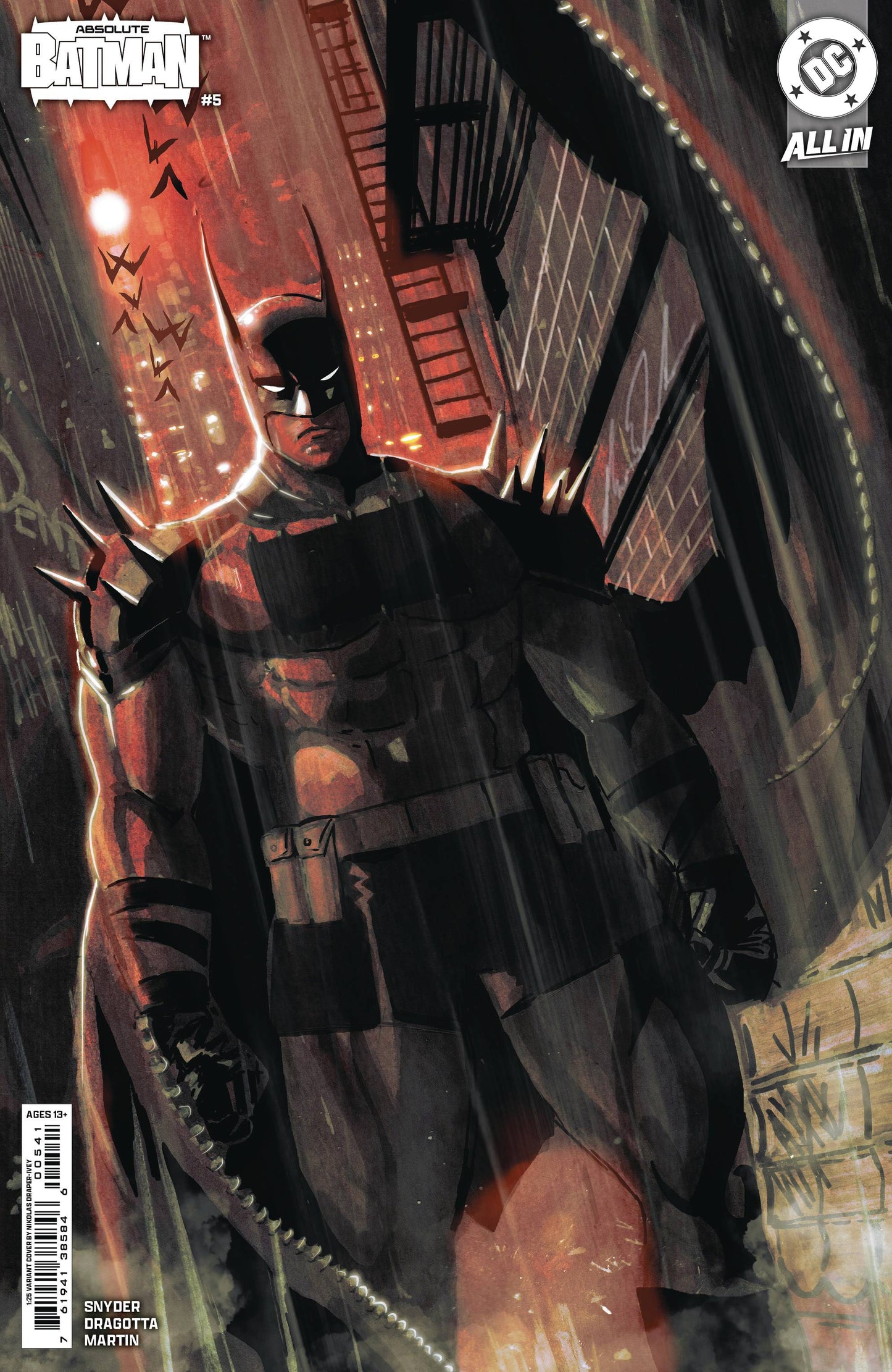 Absolute Batman #5 1:25 Variant Cover