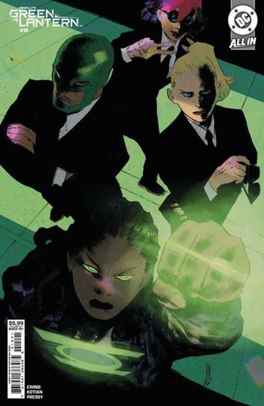 Absolute Green Lantern #15 Cover D Werther Dell Edera Card Stock Variant